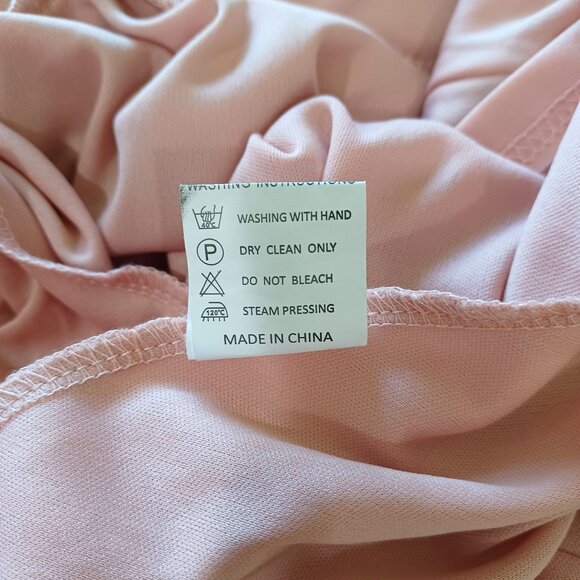 Bery Love Juniors Women's Lyrical Dance Dress Lace Size L Salmon Color Sleeveles - Picture 13 of 13